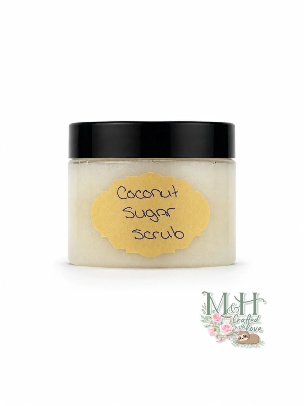 M&H Coconut Sugar Scrub - Cream Exfoliating Body Scrub